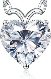 ForeverLove Moissanite Heart Necklace